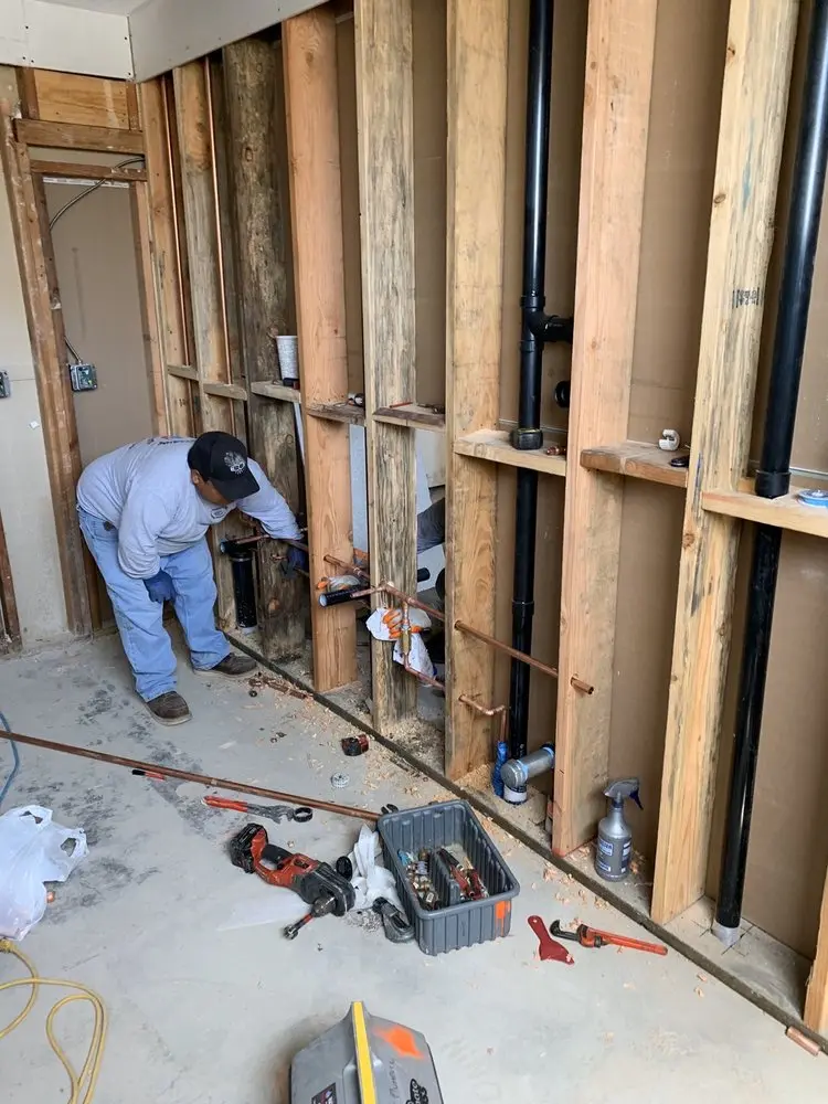 Commercial rough-in plumbing for Gas Line Repair in Candia Four Corners